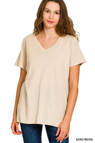 Boyfriend V Neck Tee Shirt