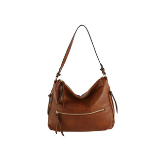 Convertible Faux Leather Slouchy Hobo Bag