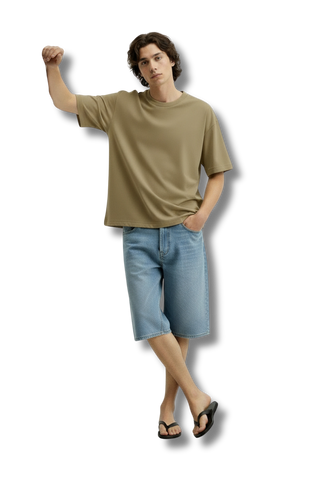 Hawk's Bay Washed Knit Short Sleeve Crew Neck T-Shirt