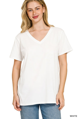 Boyfriend V Neck Tee Shirt