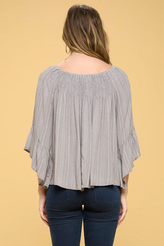 Off the Shoulder Woven Top