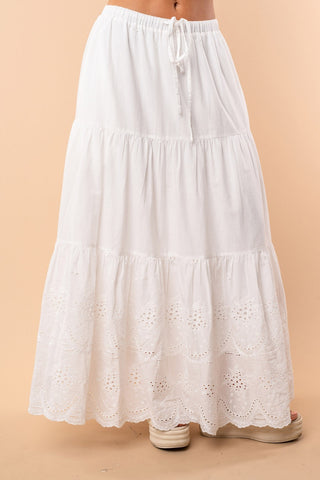 High Wasted Solid Skirt