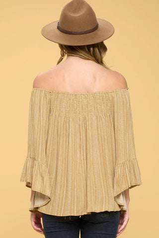 Off the Shoulder Woven Top