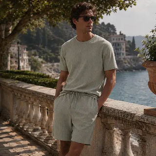 Hawk's Bay Mens Knit Textured Tee Shirt