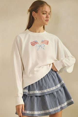 Tiered Mini Skirt