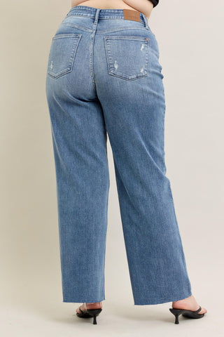 V-Front Baggy Jeans