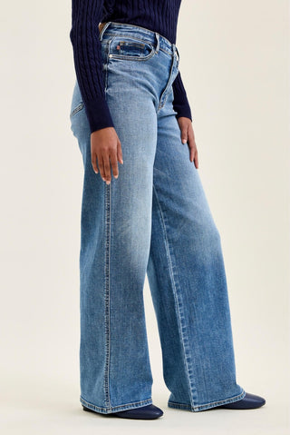 Judy Blue High Waist Angelina Column Straight Medium Classic Jeans