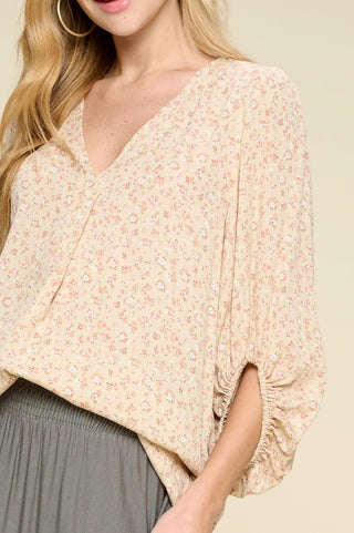 Floral Printed Woven Top