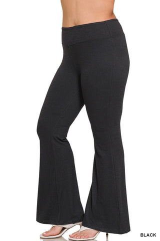 Yoga Pants Brushed Microfiber Flare