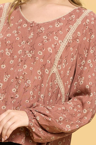 Lace V-Neck Top