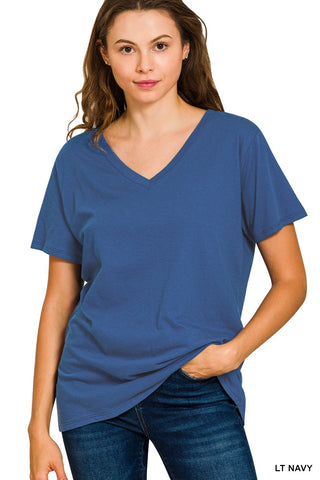 Boyfriend V Neck Tee Shirt