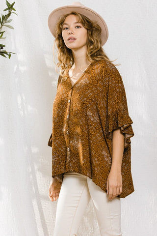 Butterscotch Oversized Top