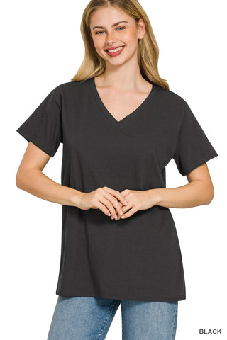 Boyfriend V Neck Tee Shirt