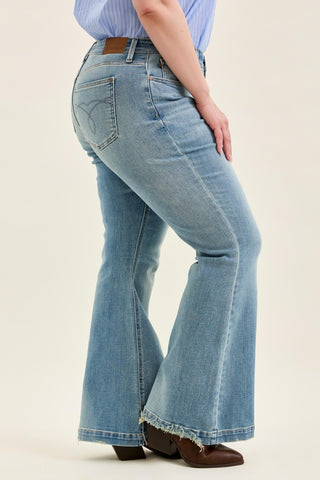Judy Blue Mid Rise Flare Jeans