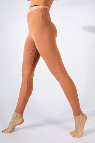 Two Line Yoga Stitch Full Length Leggings