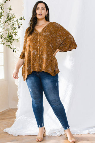 Butterscotch Oversized Top