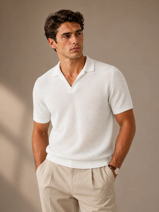 Hawk's Bay Men's Textured Polo