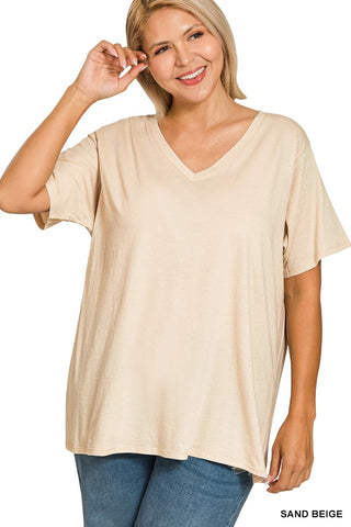 Boyfriend V Neck Tee Shirt
