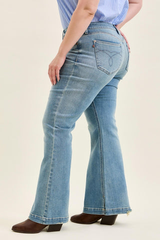Judy Blue Mid Rise Flare Jeans