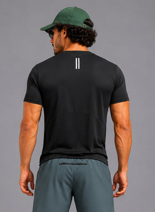 Hawk's Bay Mens Metal Vent Tech Short-Sleeve Performance Shirt
